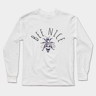 Cute bee nice print, funny illustration Long Sleeve T-Shirt